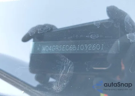 2011 Buick Regal Cxl Russelsheim из США, поврежденный, VIN W04GR5EC6B1092601